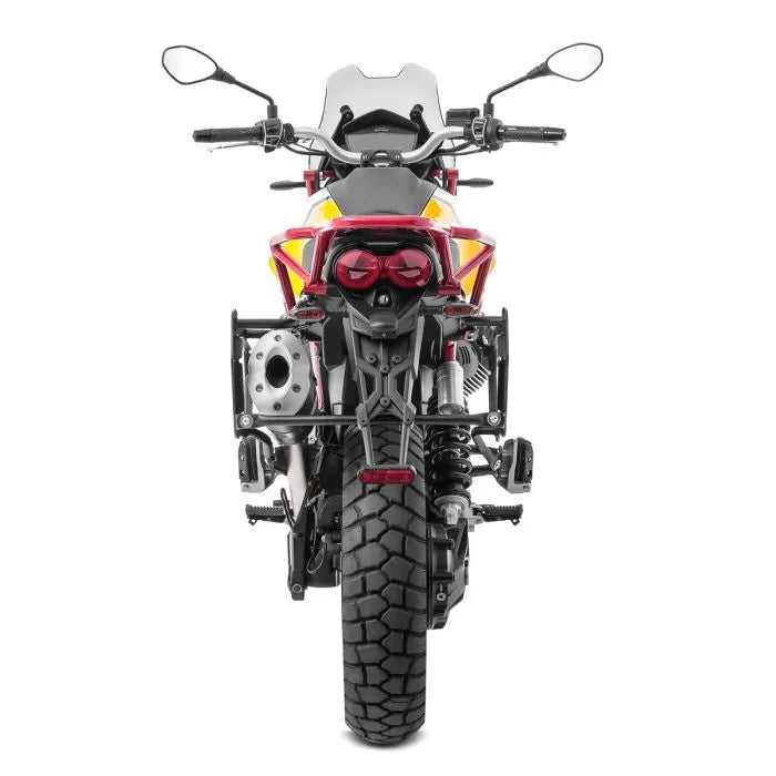 Montaj cutii laterale Moto Guzzi V85 TT