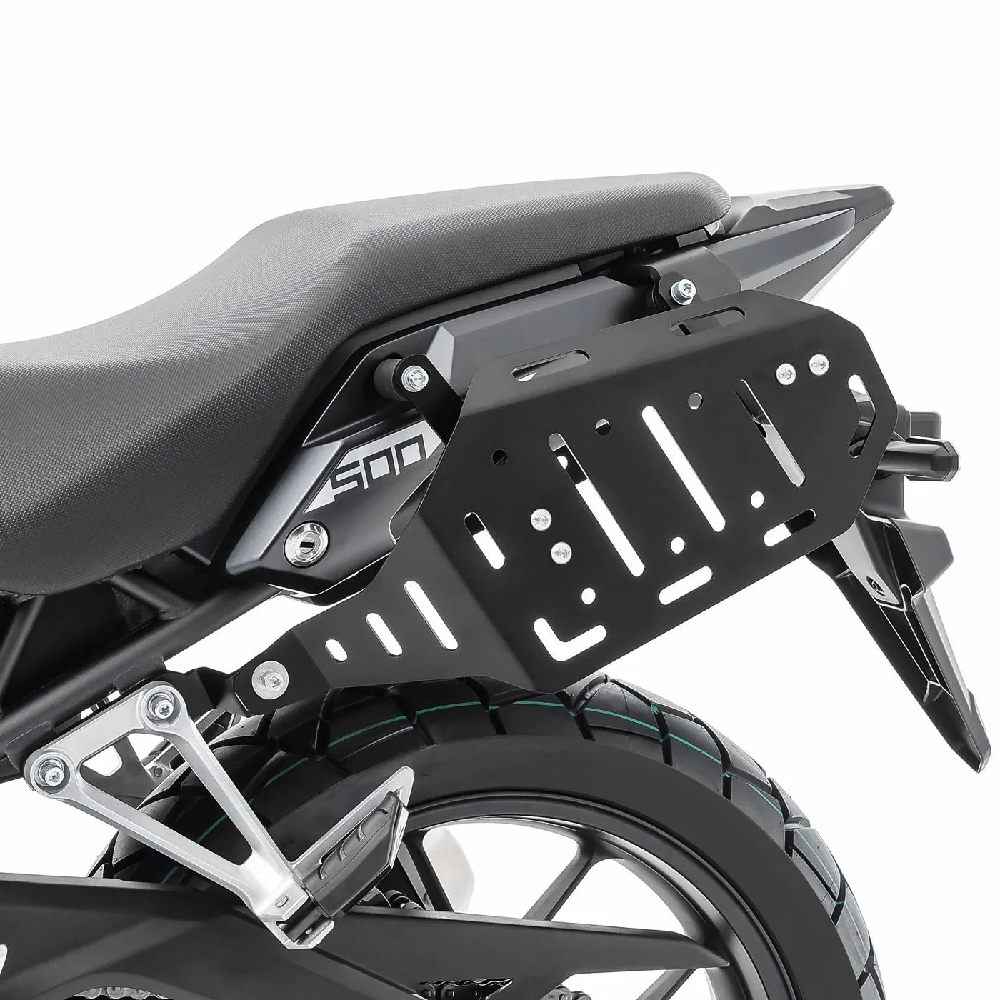 Set suport pentru genti laterale compatibil cu Honda NX 500 24-25, suport sacoșe Bagtecs SC53, Negru
