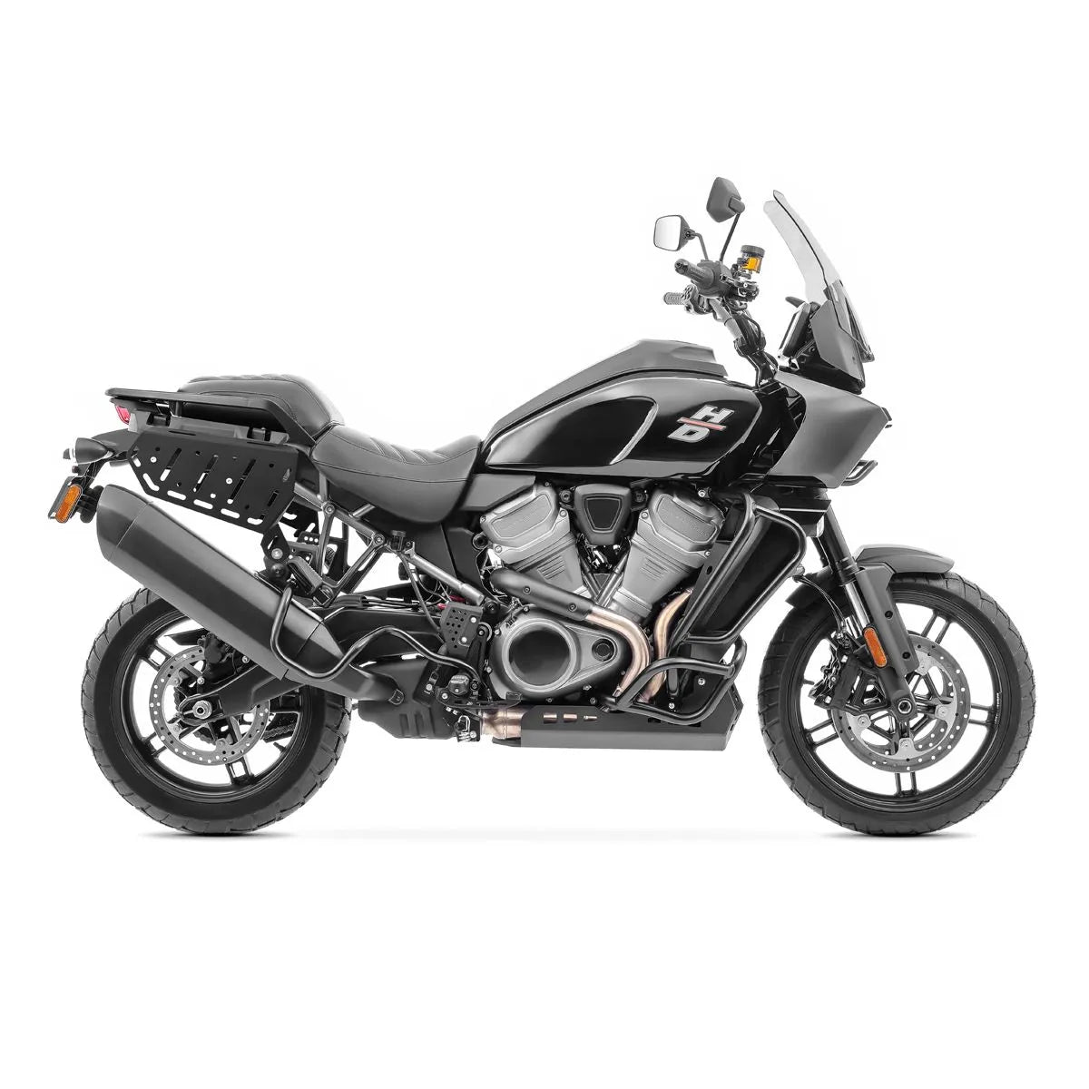 Set suport pentru genti laterale compatibil cu  Harley Davidson Pan America 1250 / Special 21-25 , suport sacoșe Bagtecs SC55, Negru