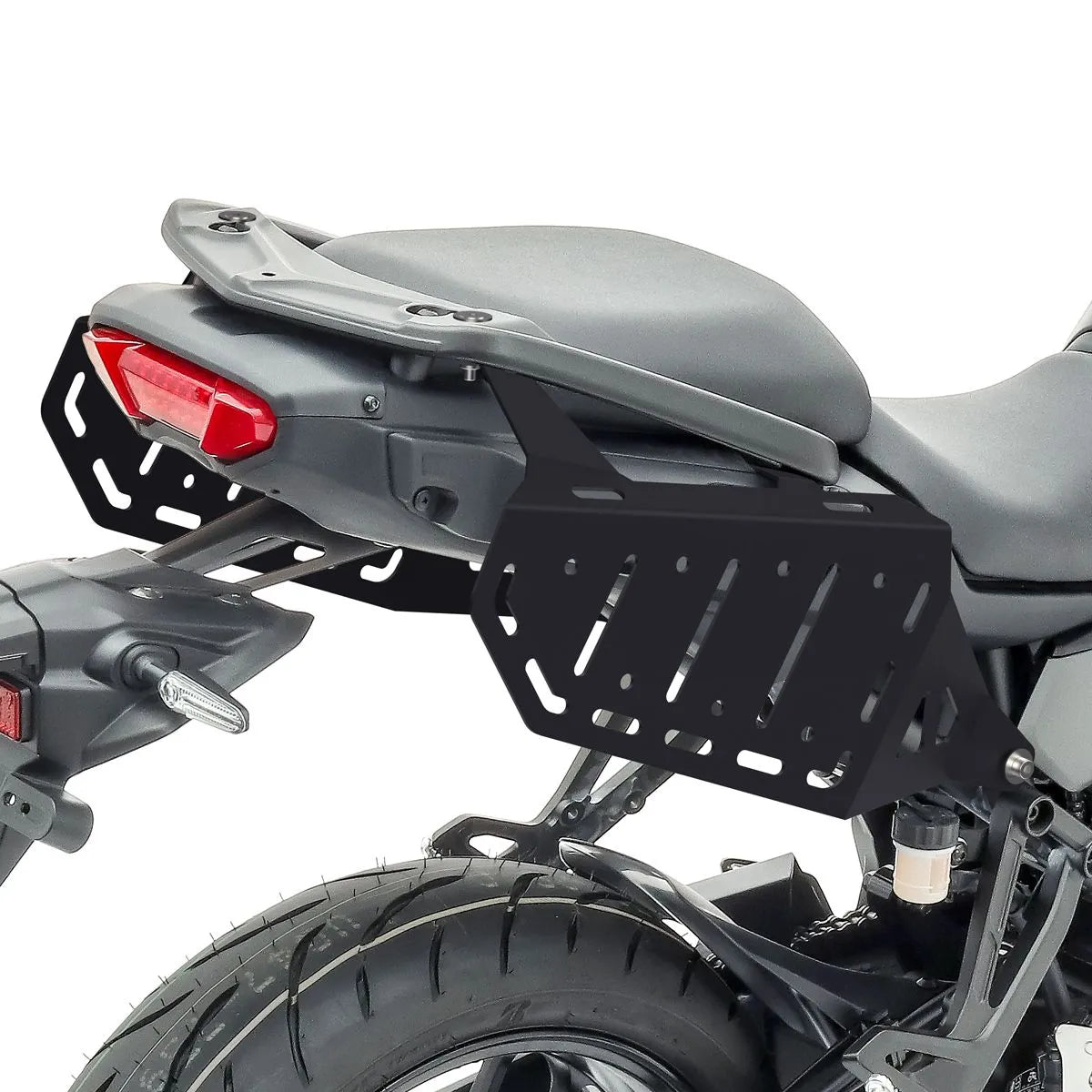 Set suport pentru genti laterale compatibil cu Yamaha Tracer 9 / GT 21-24, suport sacoșe Bagtecs SC68, Negru