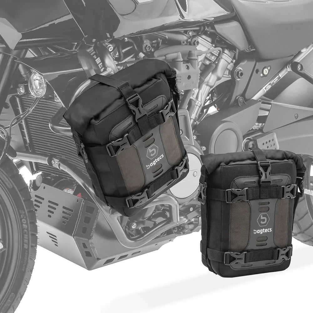 Set genti pentru Crashbar, Bagtecs S3, Impermeabile 6L, Negru