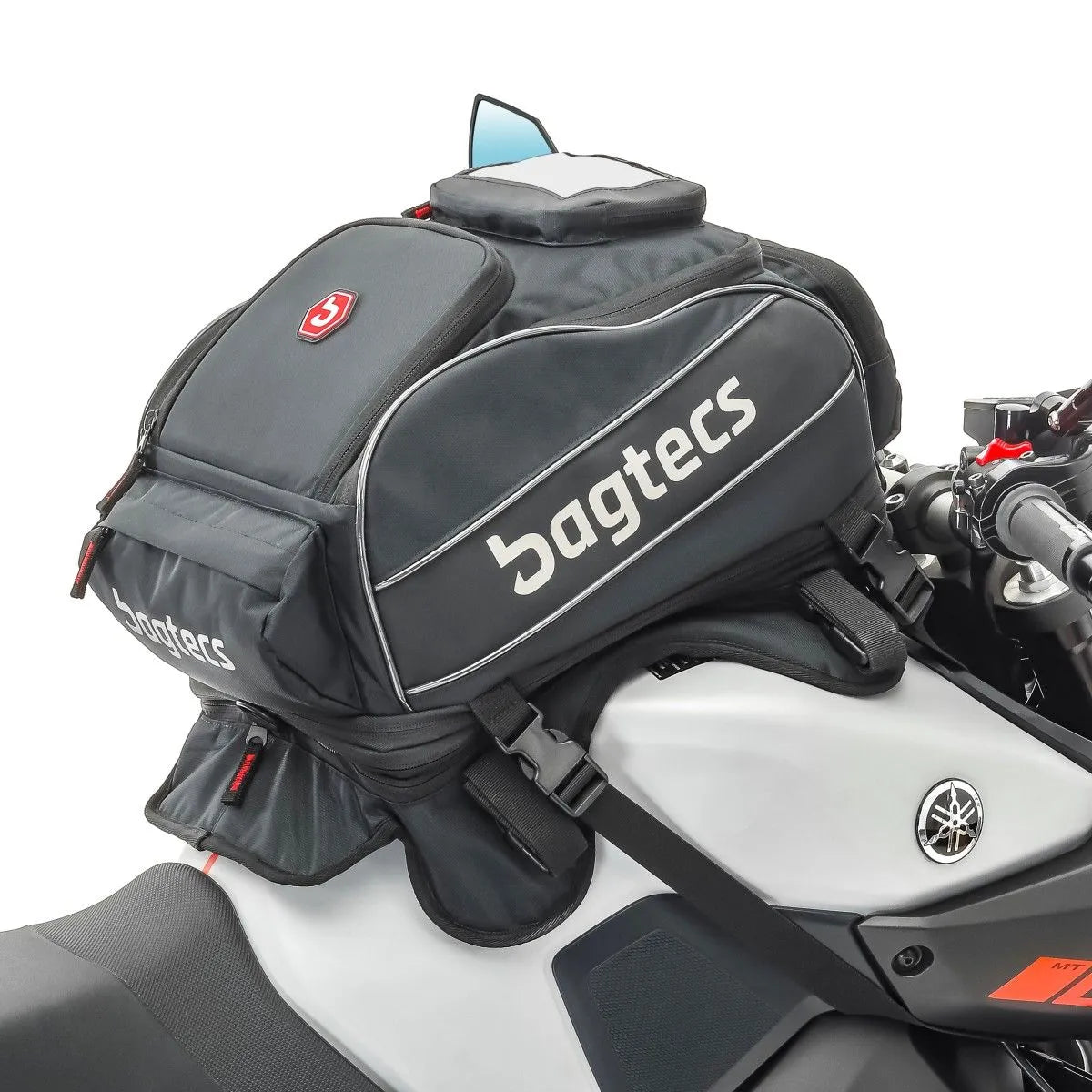 Geantă de rezervor magnetică extensibilă Bagtecs TR8 cu buzunar pentru smartphone 16-24 litri