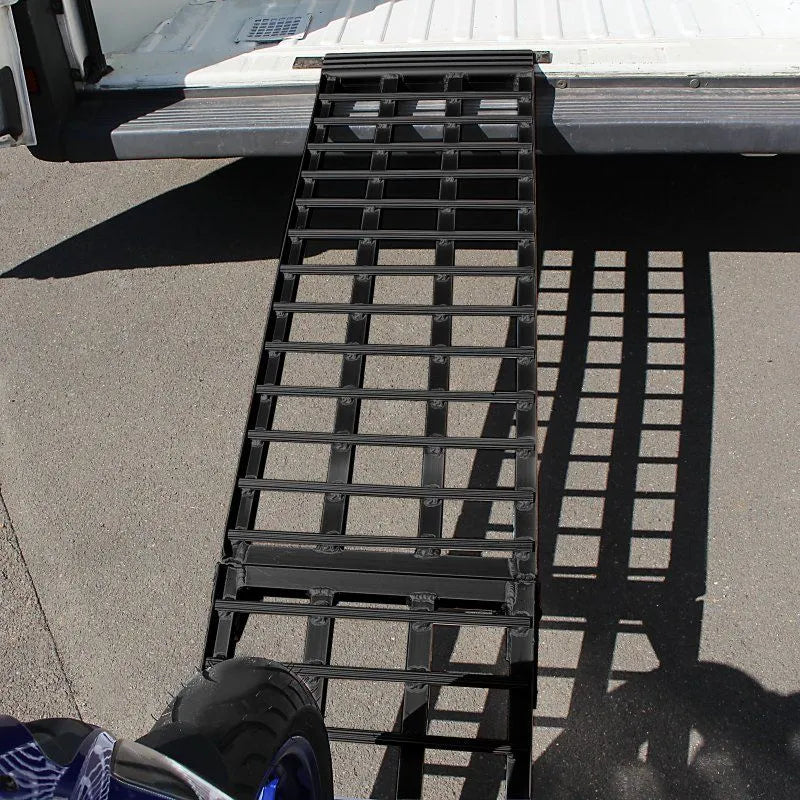 Rampa incarcare pliabila din aluminiu Constands V negru pentru Motocicleta, Scooter, Quad, ATV, max. 680 kg