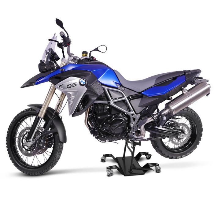 Dolly mover pentru motocicletă cu cric central