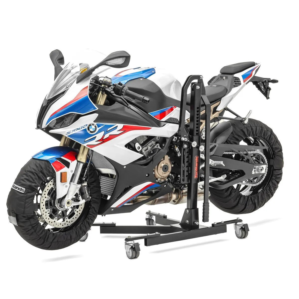 Incalzitoare anvelope moto, Set Snaefell Constands 30-99°C digital pentru roata fata si spate, negru