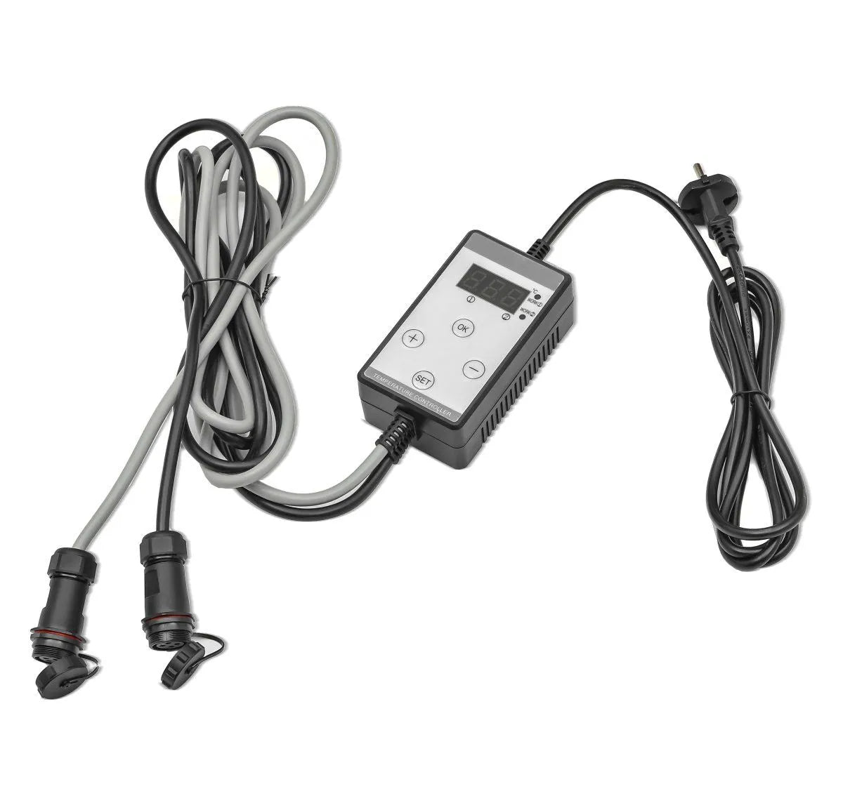 Incalzitoare anvelope moto, Set Snaefell Constands 30-99°C digital pentru roata fata si spate, negru