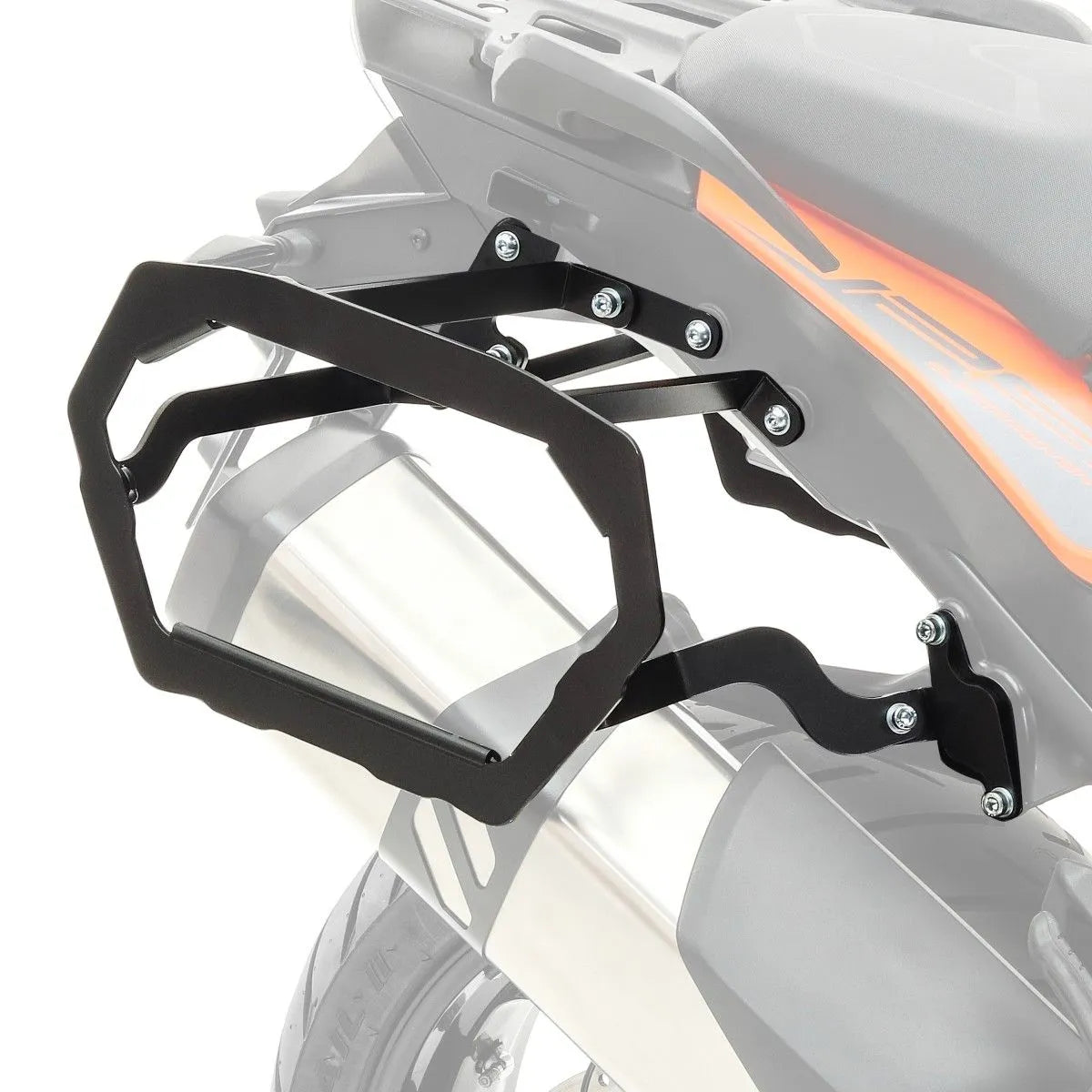 Set suport pentru genti laterale compatibil cu KTM 1290 Super Adventure R / S 2017-2020, Negru