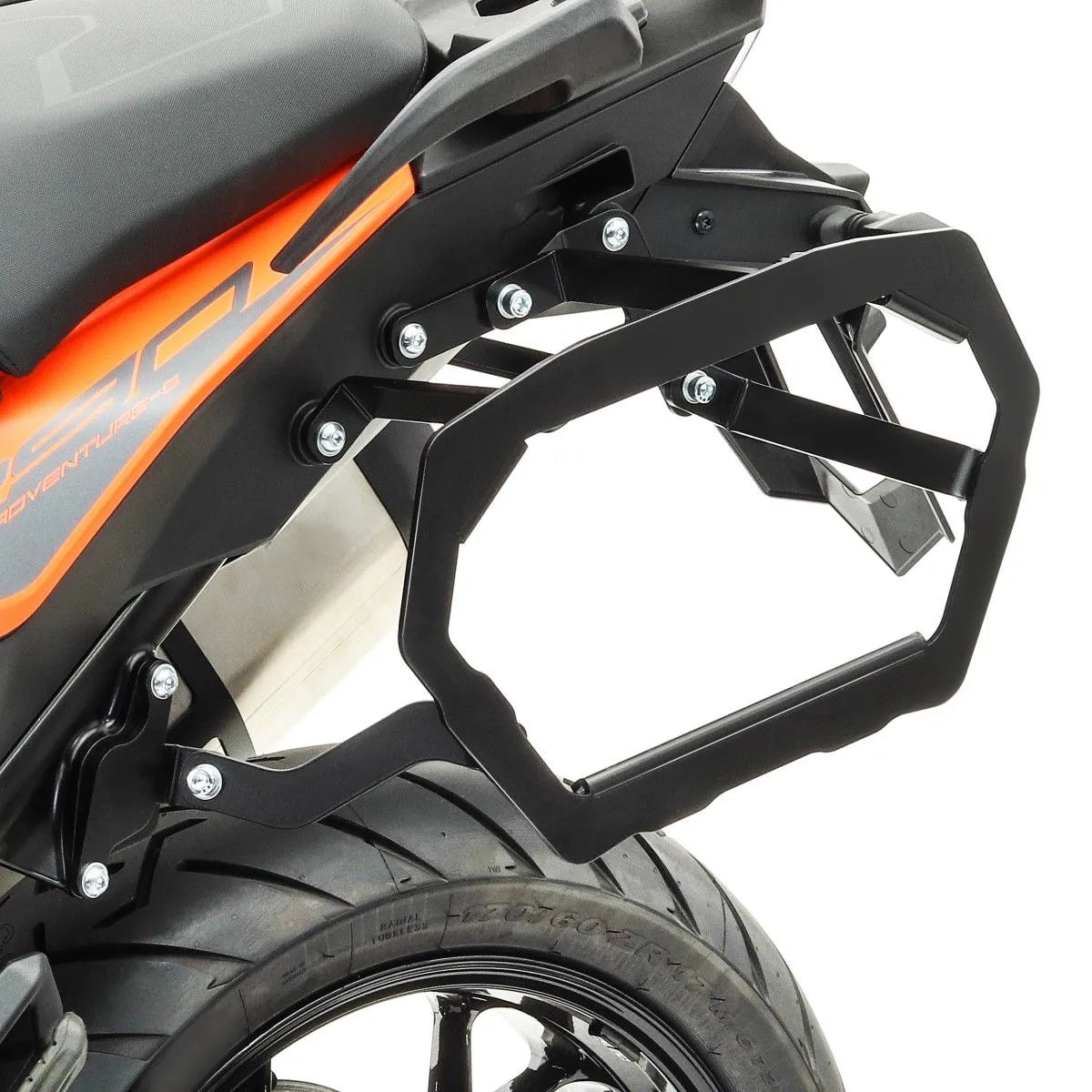 Set suport pentru genti laterale compatibil cu KTM 1290 Super Adventure R / S 2017-2020, Negru