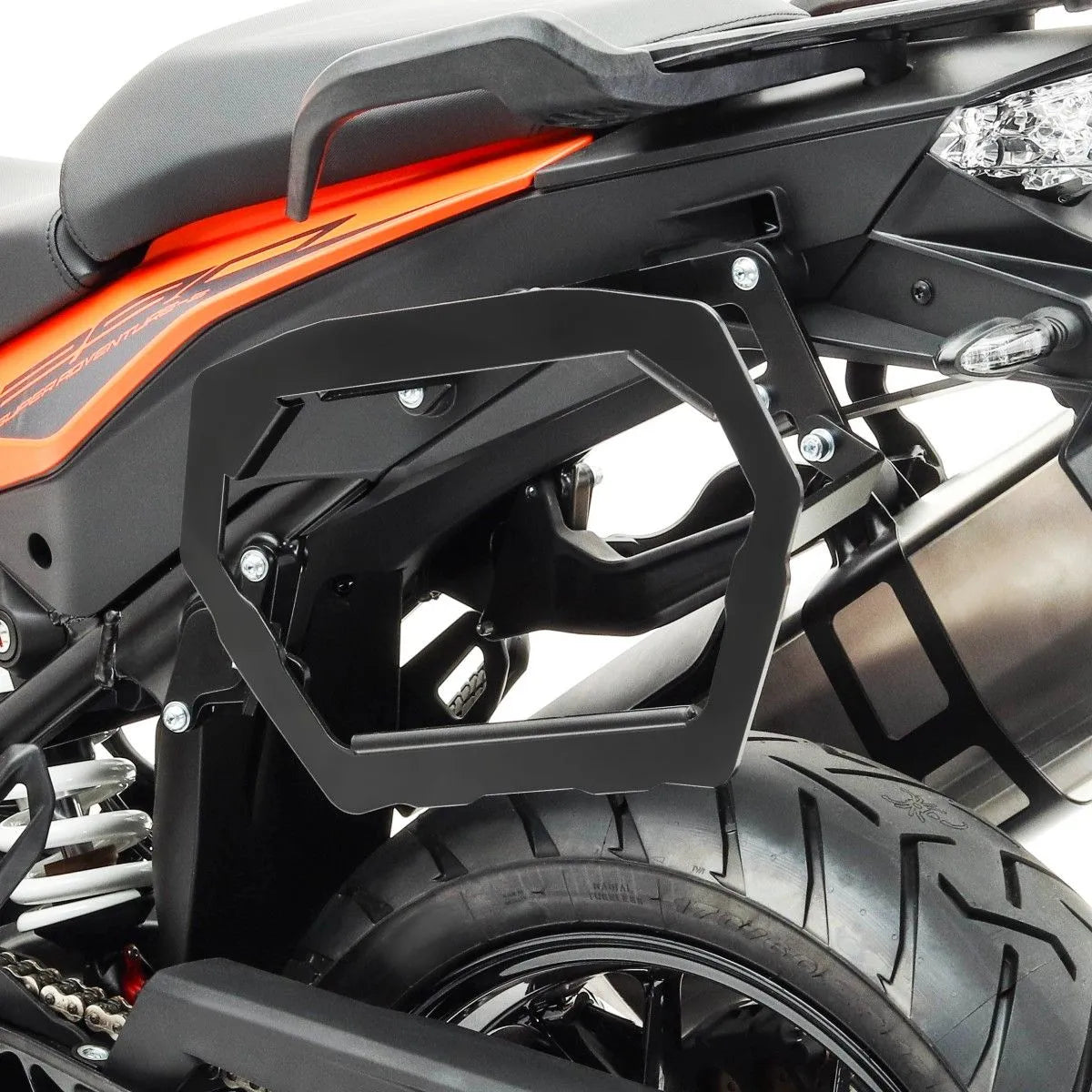 Set 2x genti laterale + suport, pentru KTM 1290 Super Adventure R / S 2017-2020, Negru