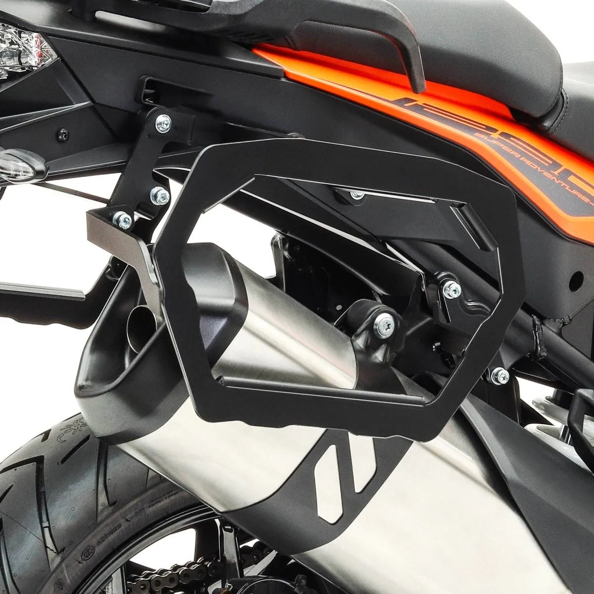 Set suport pentru genti laterale compatibil cu KTM 1290 Super Adventure R / S 2017-2020, Negru