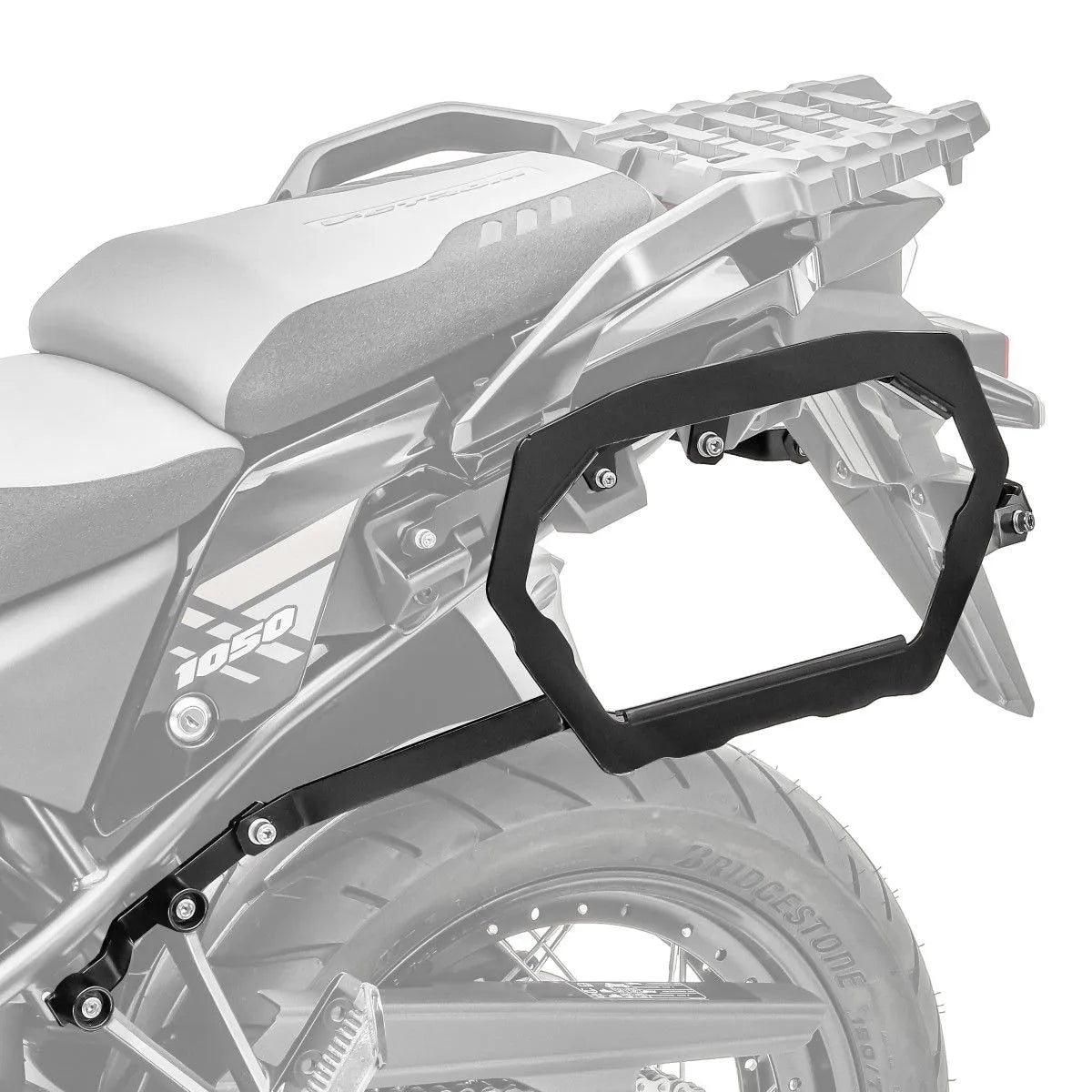 Set suport pentru genti laterale compatibil cu Suzuki V-Strom 1050 / XT 20-22, Negru