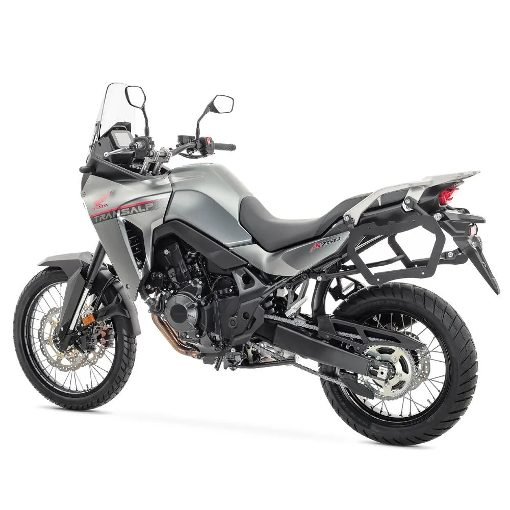 Set suport pentru genti laterale compatibil cu Honda Transalp 750 23-24, Negru