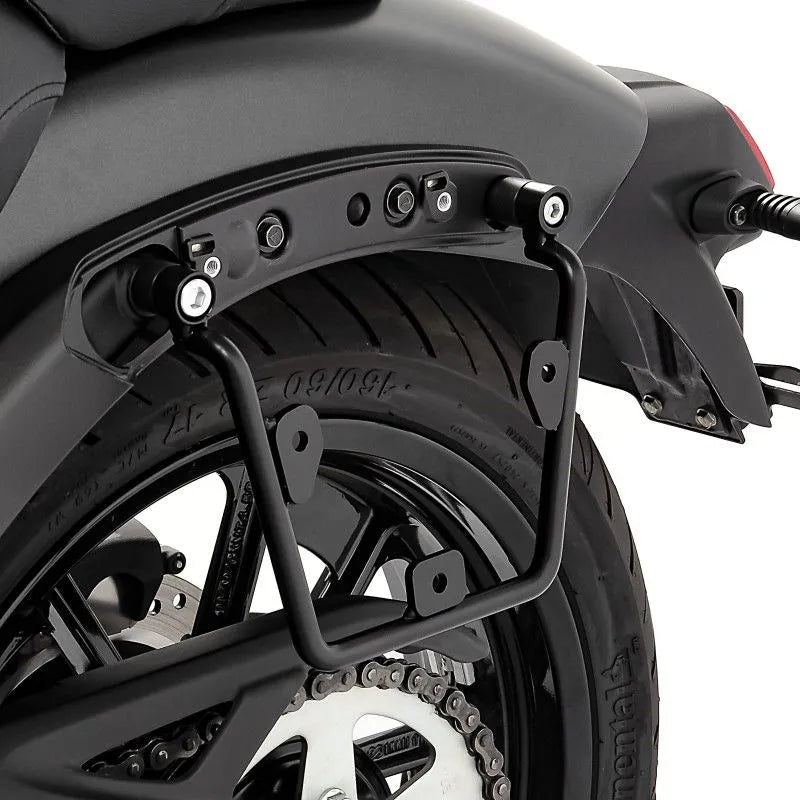 Suport pentru genti laterale, partea stanga, compatibil cu Kawasaki Vulcan S / Café 15-24, Negru