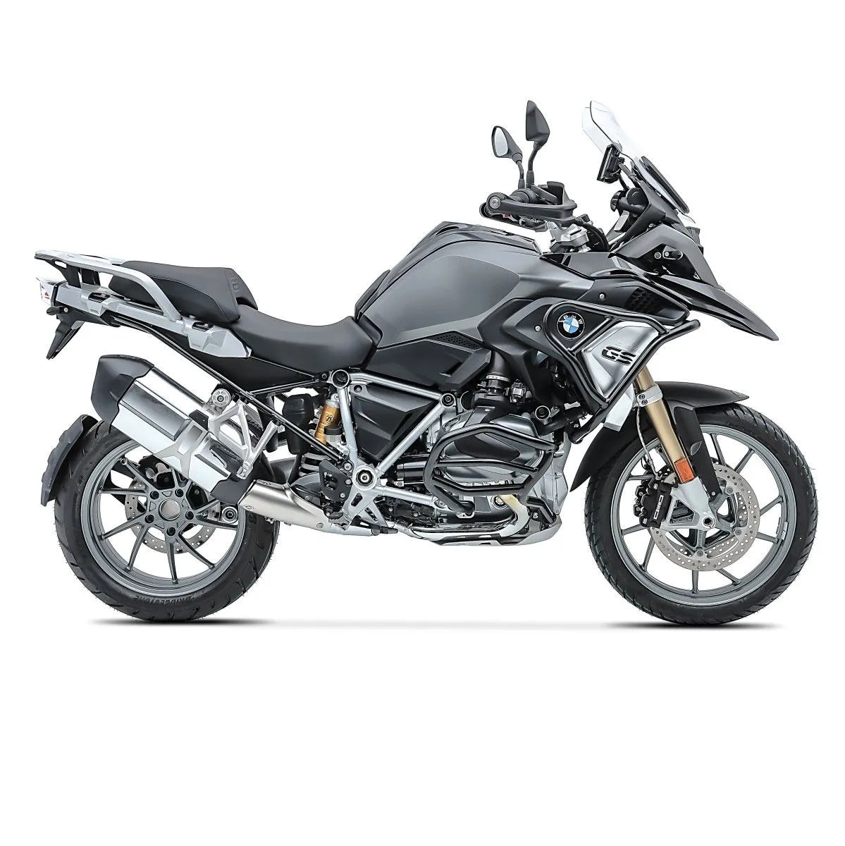 Set protectie motor + geanta pentru crashbar set pentru  BMW R 1250 GS 19-21, Negru