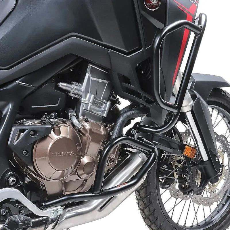 Set protectie motor + geanta pentru crashbar set pentruHonda Africa Twin 1100 20-21, Negru