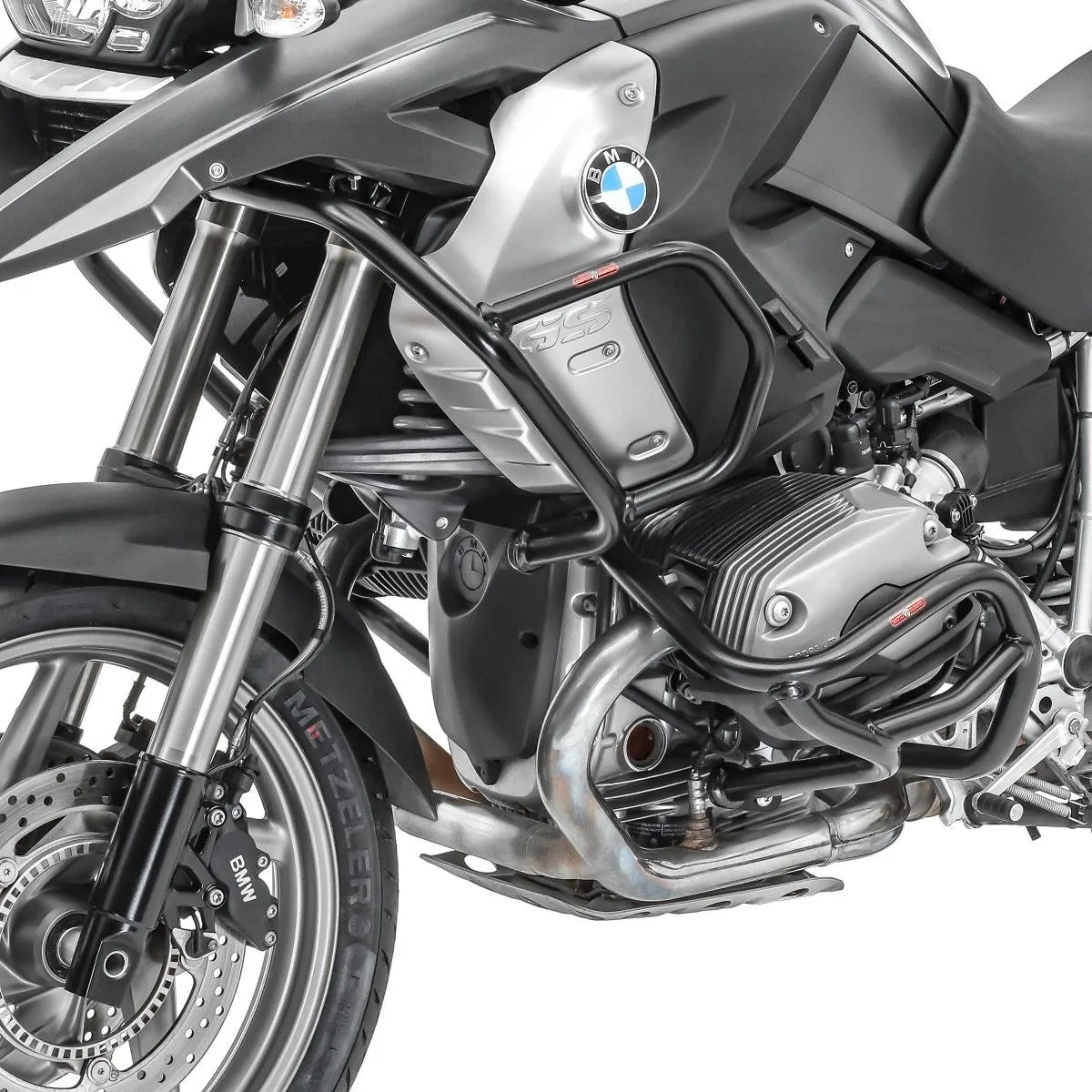 Set protectie motor + geanta pentru crashbar set pentru BMW R 1200 GS 08-12, Negru