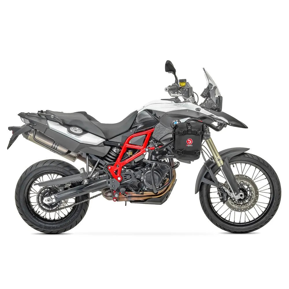 Set protectie motor + geanta pentru crashbar set pentru BMW F 700 GS / F 650 GS 08-17, Negru