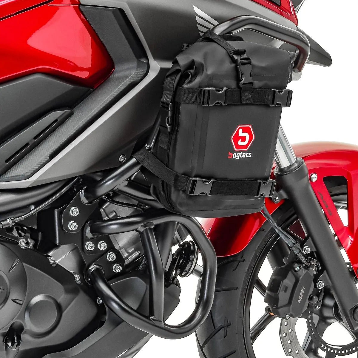 Set protectie motor + geanta pentru crashbar set pentru Honda NC 750 X / 700 X 12-20, Negru