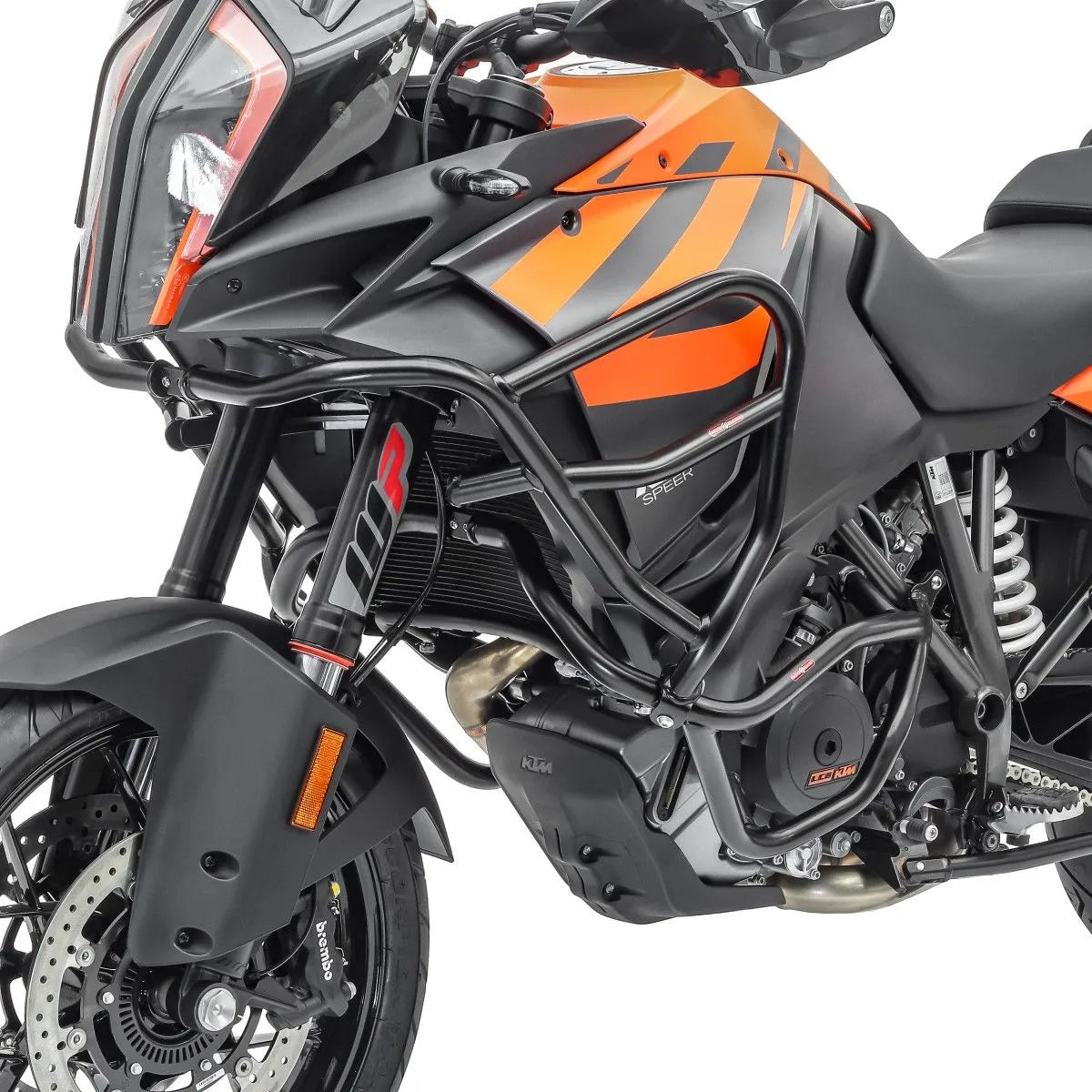 Set protectie motor + geanta pentru crashbar set pentru KTM 1050 Adventure 15-16 , Negru