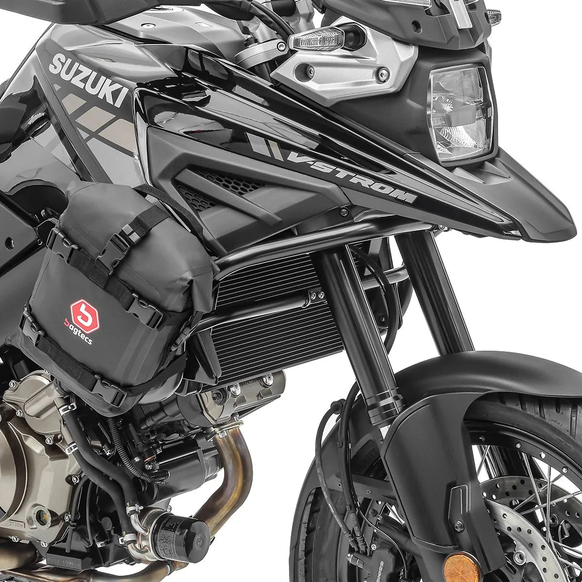 Set protectie motor + geanta pentru crashbar set pentru Suzuki V-Strom 1050 / XT 20-24 , Negru