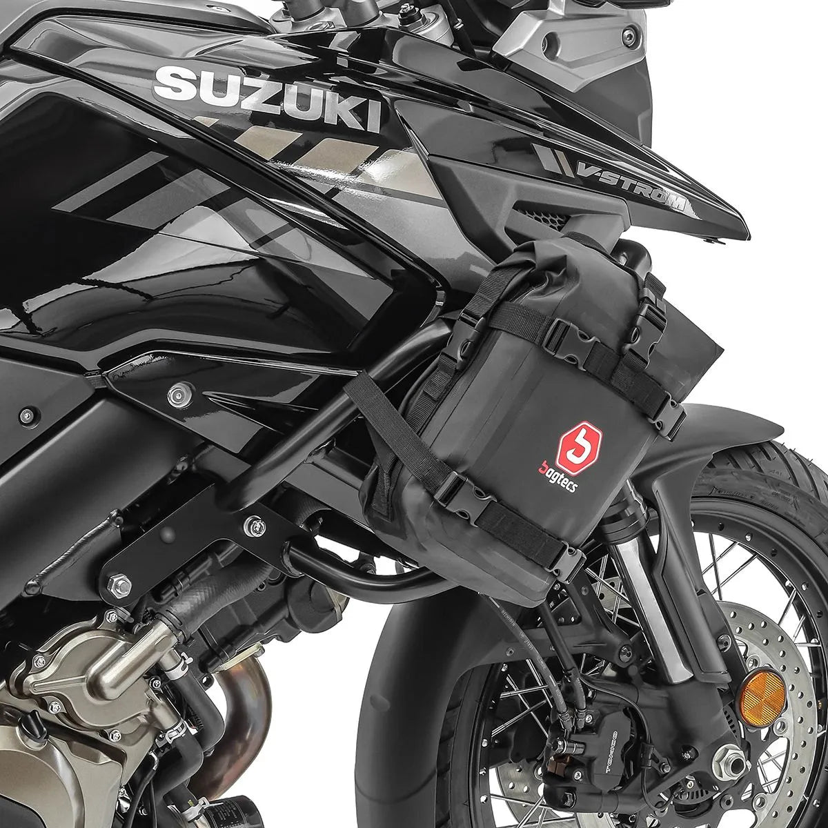 Set protectie motor + geanta pentru crashbar set pentru Suzuki V-Strom 1050 / XT 20-24 , Negru