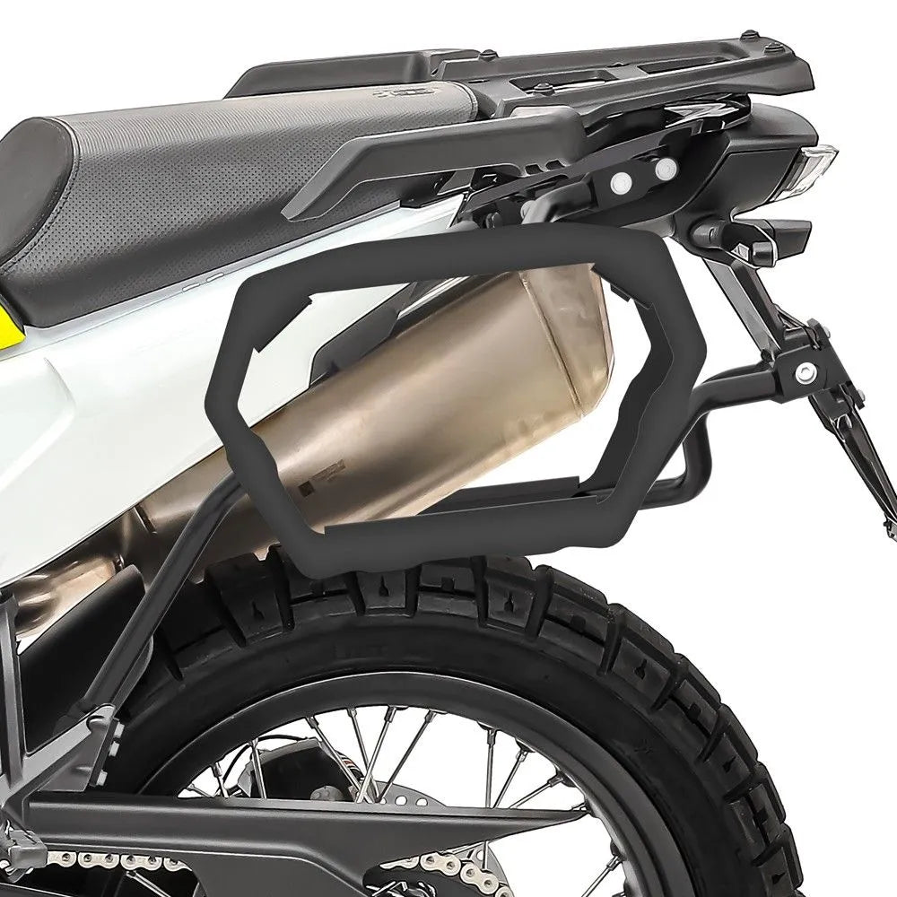 Set suport pentru genti laterale compatibil cu Husqvarna Norden 901 21-24, Negru