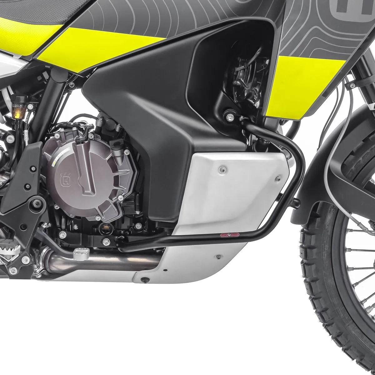 Crash bar pentru Husqvarna Norden 901 21-24, Partea de jos, Negru Protectie motor