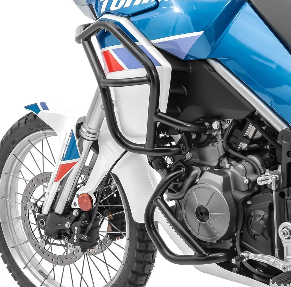 Set protectie motor + geanta pentru crashbar set pentru Aprilia Tuareg 660 22-24 , Negru