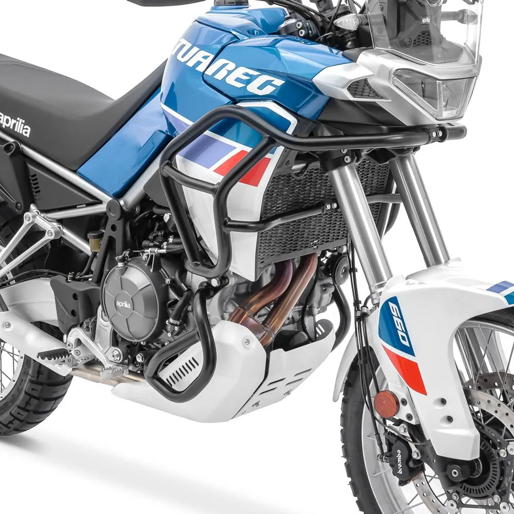 Set protectie motor + geanta pentru crashbar set pentru Aprilia Tuareg 660 22-24 , Negru