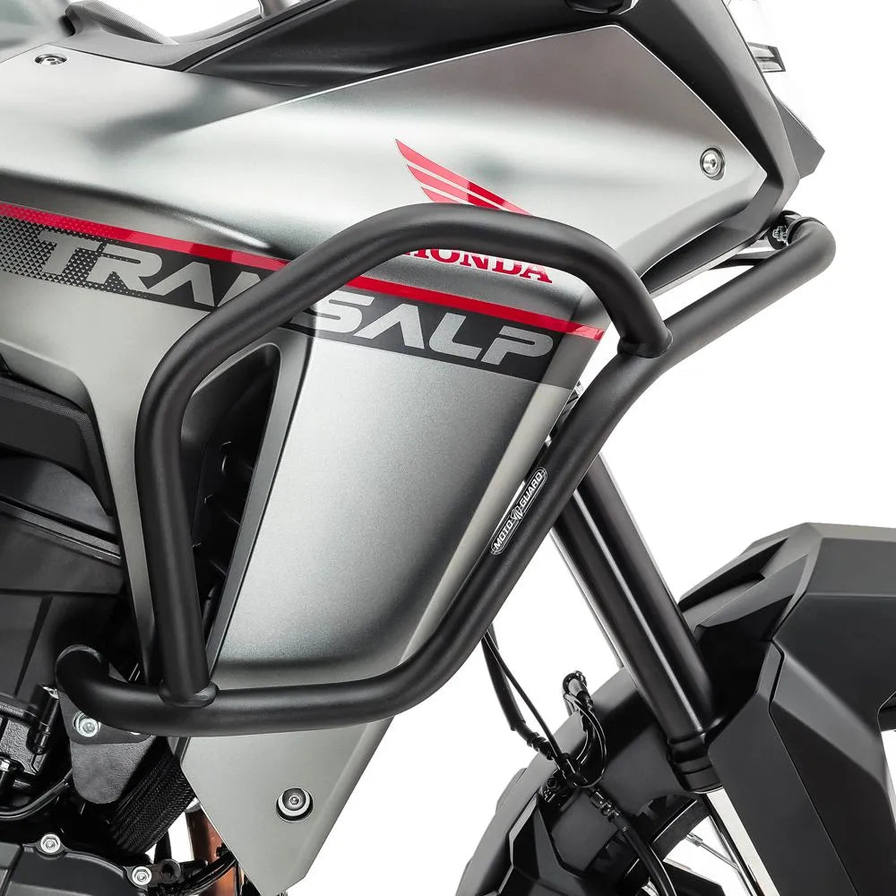 Crash bar pentru Honda Transalp XL 750 23-24, Partea Superioara, Negru Protectie motor