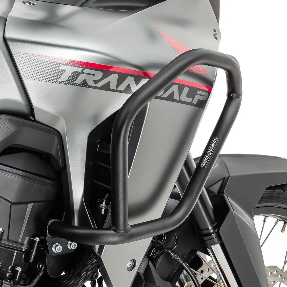 Crash bar pentru Honda Transalp XL 750 23-24, Partea Superioara, Negru Protectie motor
