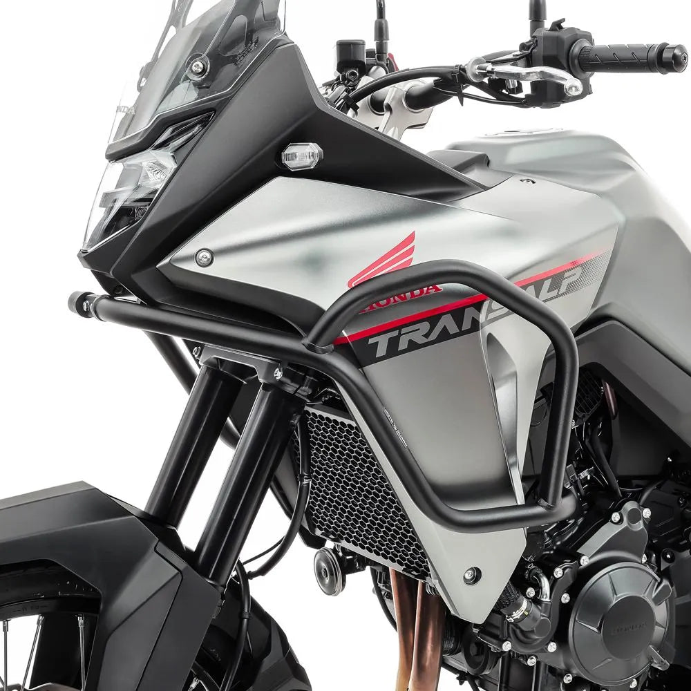 Crash bar pentru Honda Transalp XL 750 23-24, Partea Superioara, Negru Protectie motor