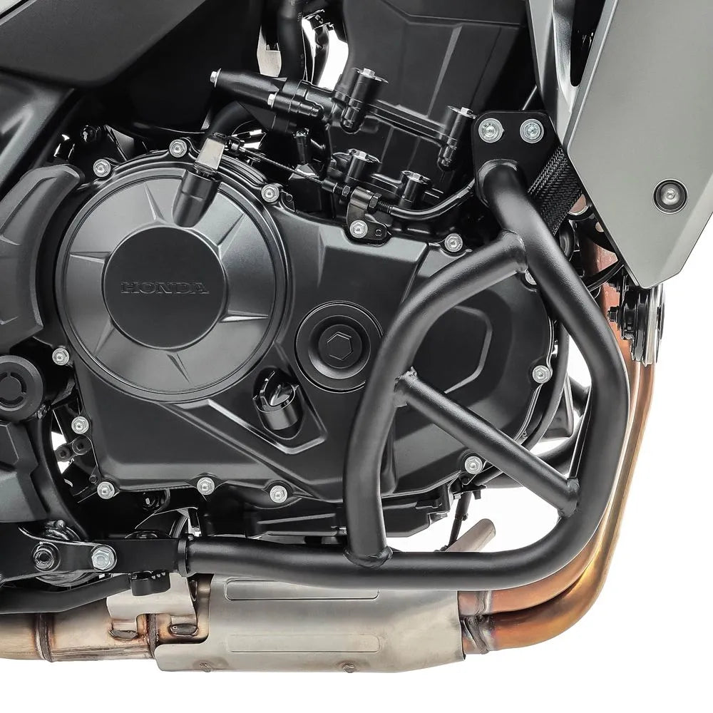 Crash bar pentru Honda Transalp XL 750 2023, Partea de jos, Negru Protectie motor