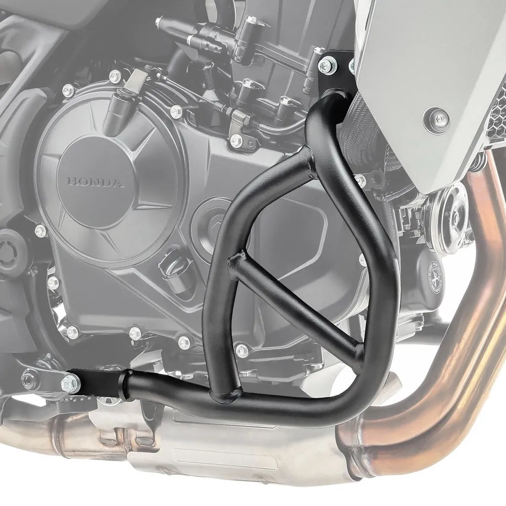 Crash bar pentru Honda Transalp XL 750 2023, Partea de jos, Negru Protectie motor