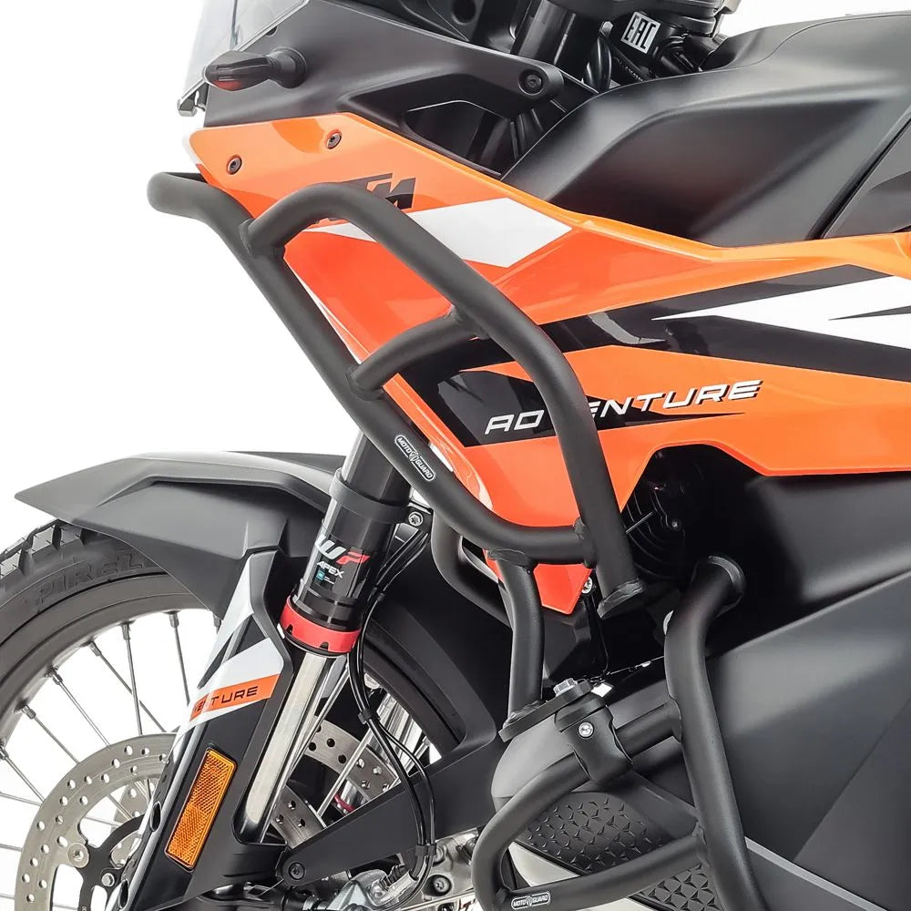 Crash bar pentru KTM 790 / 890 Adventure / R 23-24 Partea superioara, Negru Protectie motor