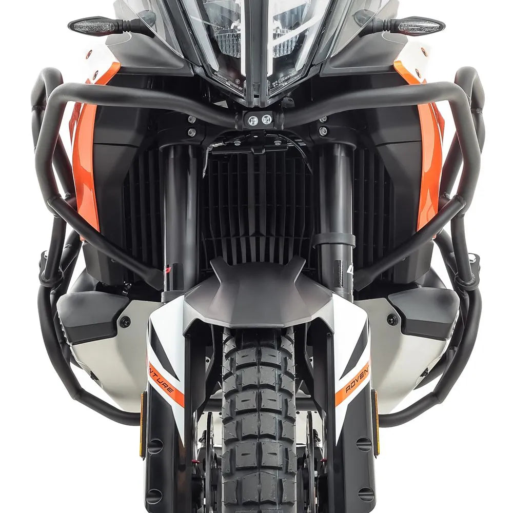 Crash bar pentru KTM 790 / 890 Adventure / R 23-24 Partea superioara, Negru Protectie motor