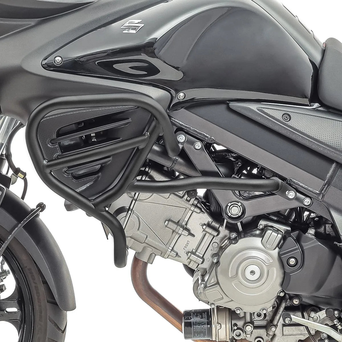 Crash bar pentru Suzuki V-Strom 650 / XT 11-24, Partea de sus, Negru Protectie motor