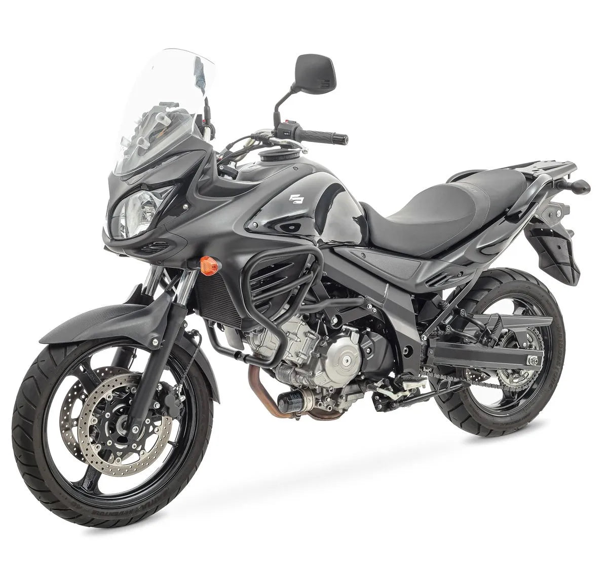 Crash bar pentru Suzuki V-Strom 650 / XT 11-24, Partea de sus, Negru Protectie motor