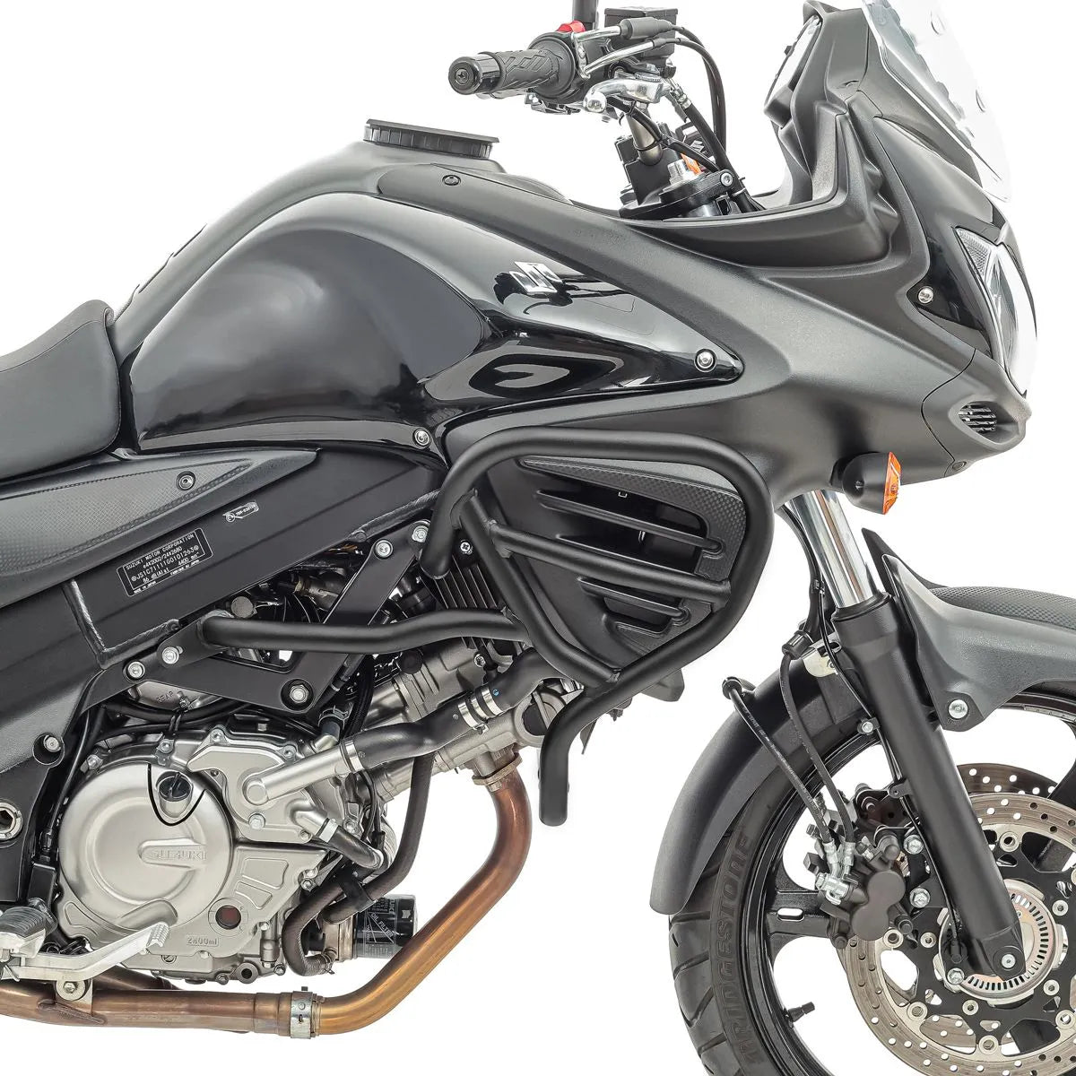 Crash bar pentru Suzuki V-Strom 650 / XT 11-24, Partea de sus, Negru Protectie motor