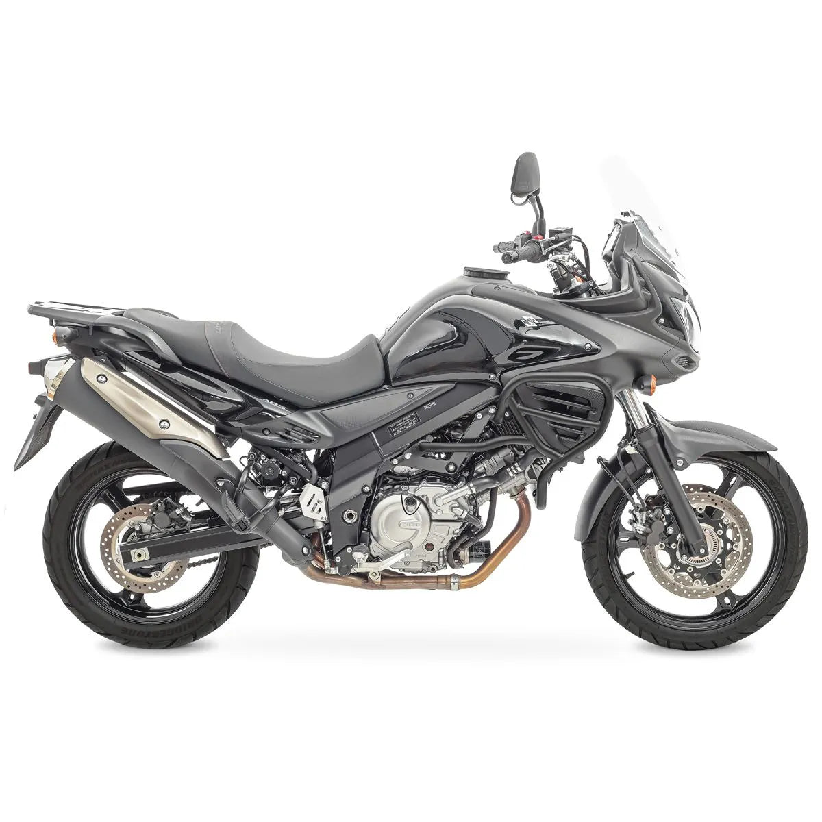 Crash bar pentru Suzuki V-Strom 650 / XT 11-24, Partea de sus, Negru Protectie motor