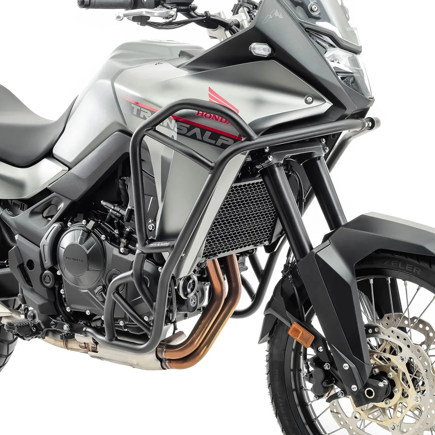 Crash bar pentru Honda Transalp XL 750 23-24  , Negru Protectie motor KT12