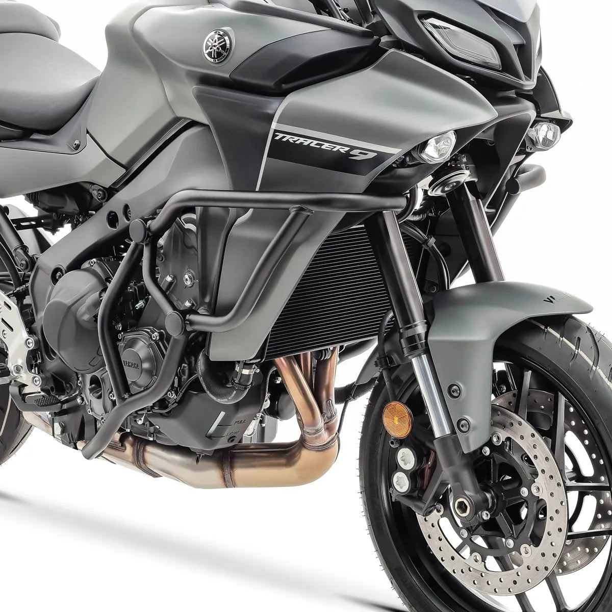 Crash bar pentru Yamaha Tracer 9 / GT 21-23, Complet, Negru Protectie motor