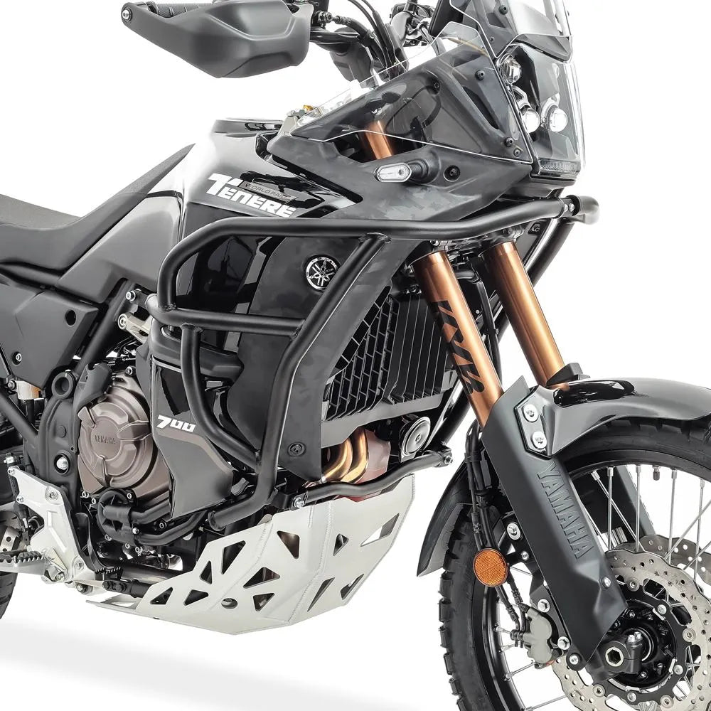 Crash bar pentru Yamaha Tenere 700 World Raid 22-23, Partea de sus, Negru Protectie motor