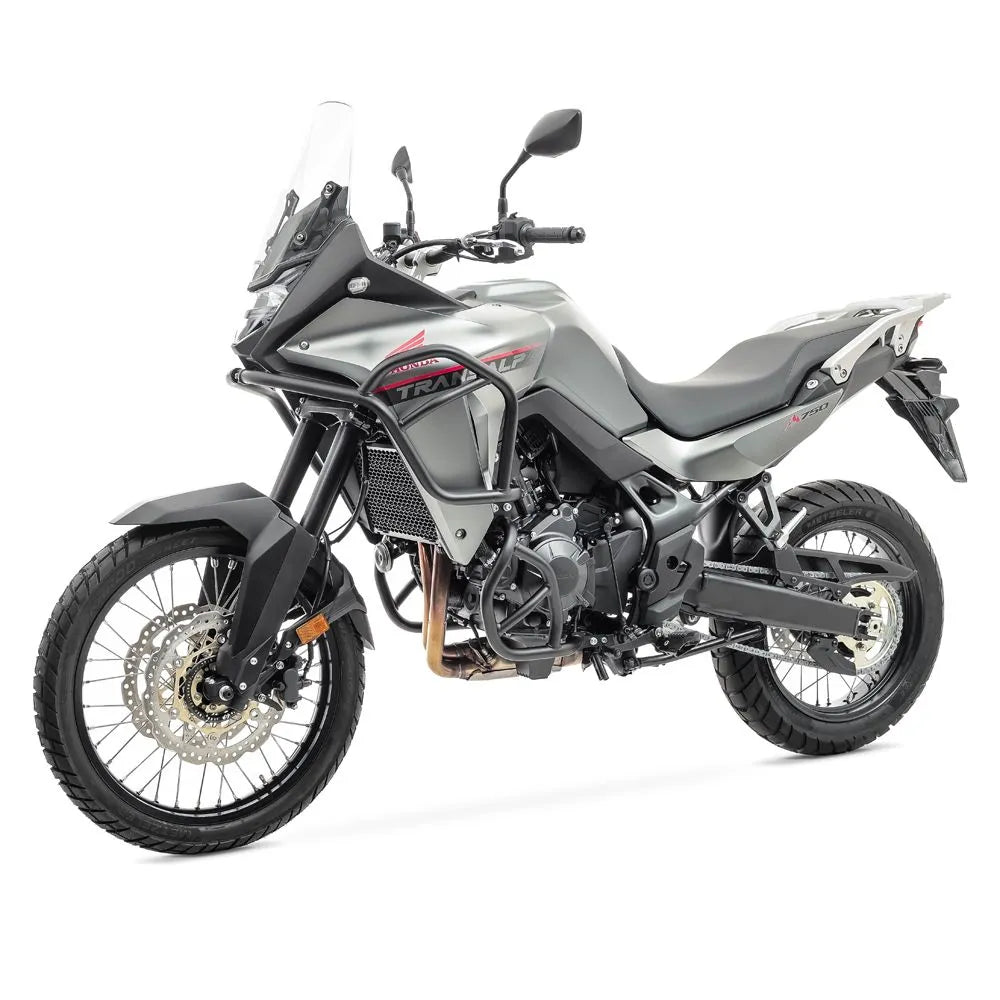 Crash bar pentru Honda Transalp XL 750 2023, Partea de sus, Negru Protectie motor