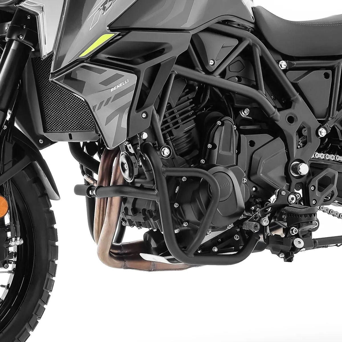 Crash bar pentru Benelli TRK 702 / X 23-24, Negru, Protecție motor
