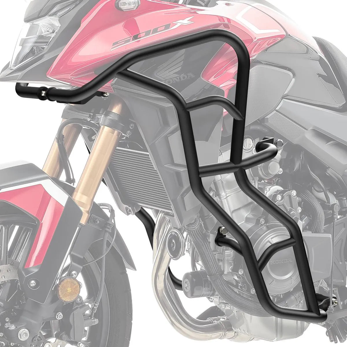 Crash bar pentru Honda CB 500 X 19-23, Negru, Protecție motor