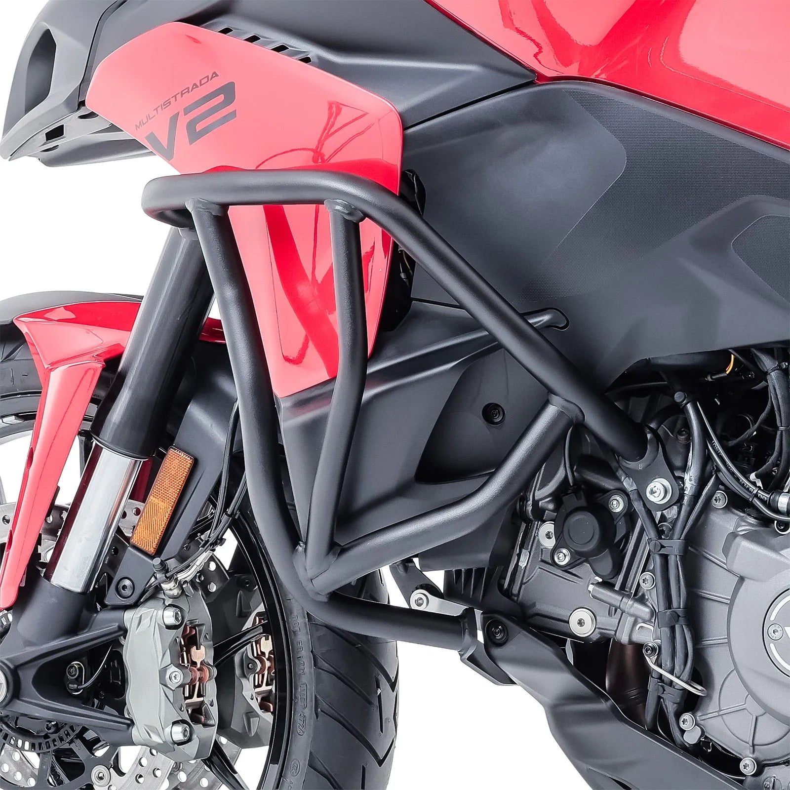 Crash bar pentru Ducati Multistrada V2 / S 2025, Negru Protectie motor