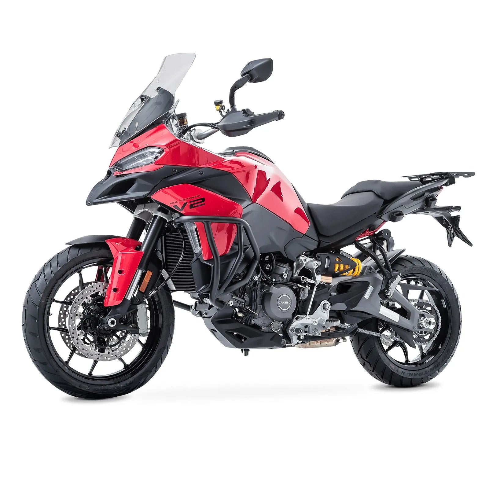 Crash bar pentru Ducati Multistrada V2 / S 2025, Negru Protectie motor