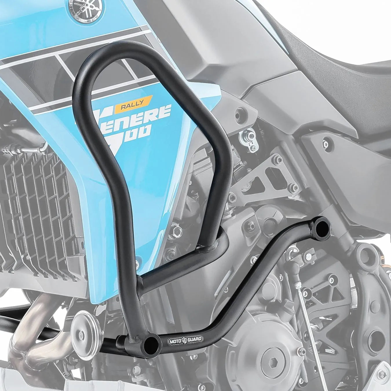 Crash bar pentru Yamaha Tenere 700 / Rally 2025, Negru, Protecție motor