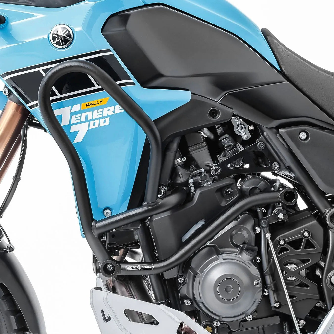 Crash bar pentru Yamaha Tenere 700 / Rally 2025, Negru, Protecție motor